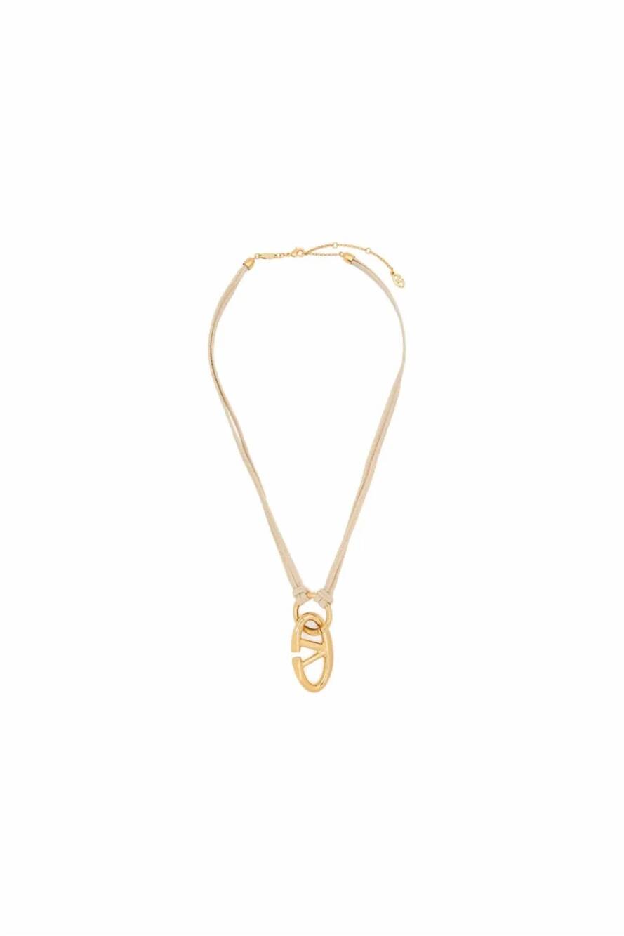 NEW VALENTINO GARAVANI women's rope necklace in corda